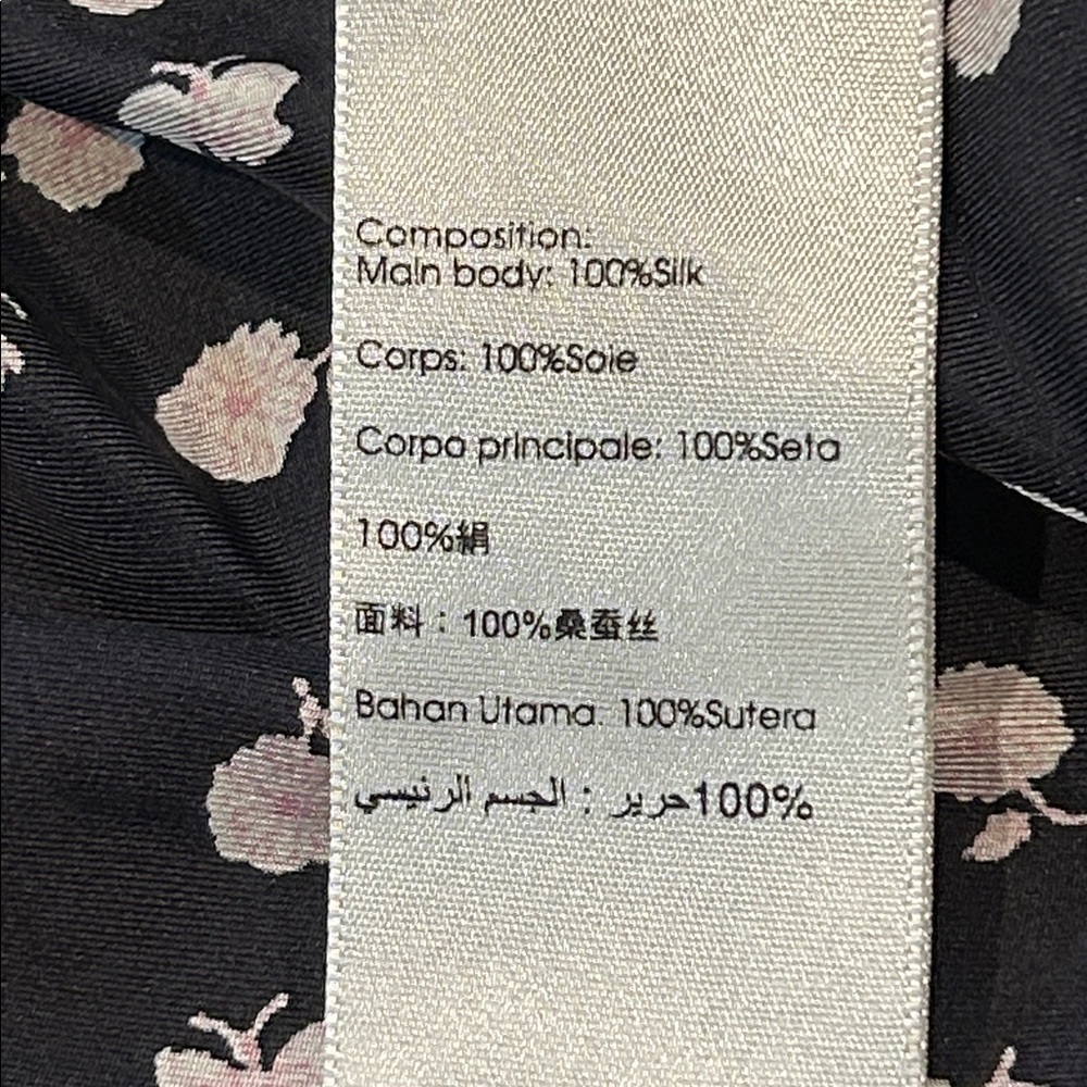 3.1 Phillip Lim Daisy Floral V-neck Gathered Dress size 4 Silk Asymmetrical Hem - Picture 7 of 17